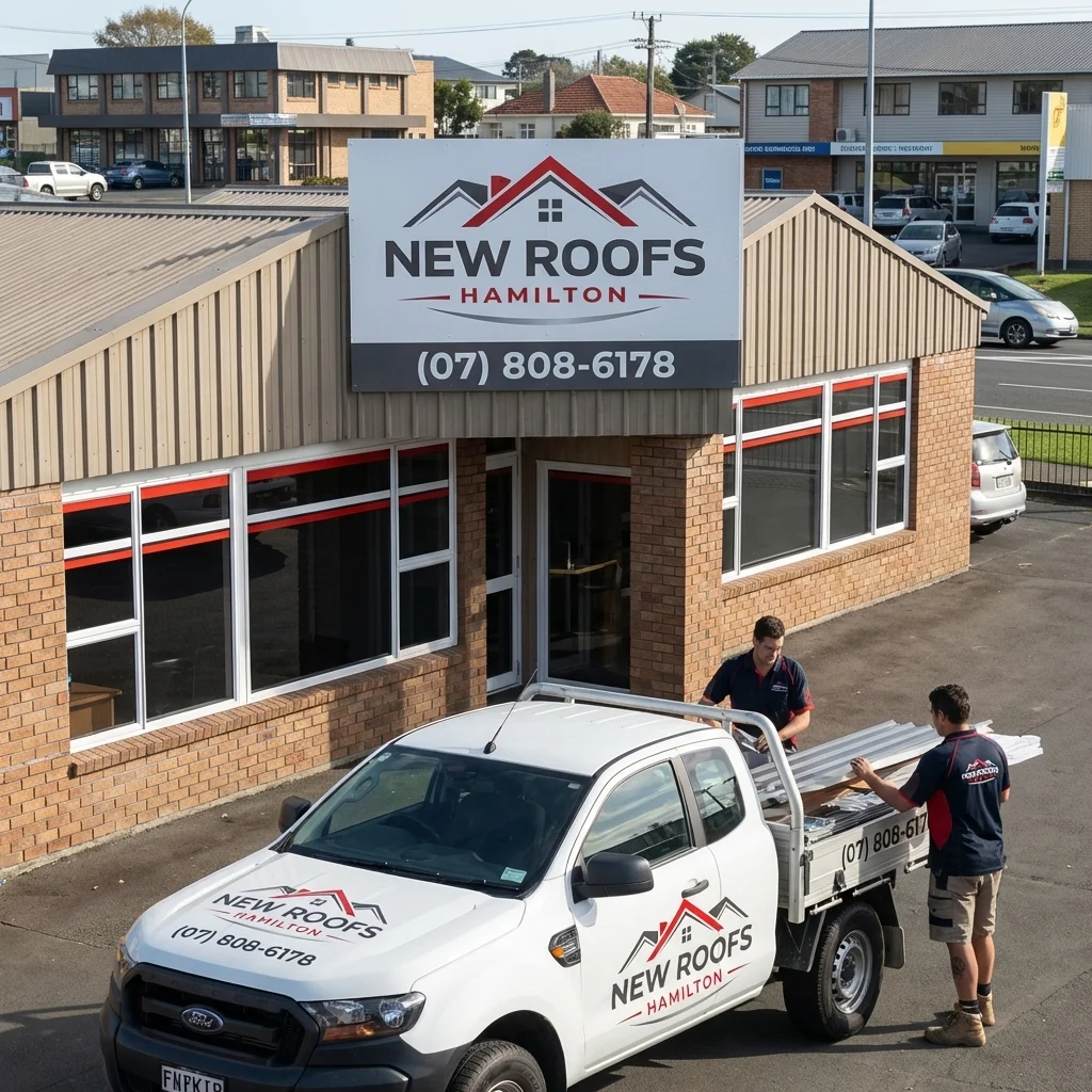 New Roofs Hamilton business premises exterior