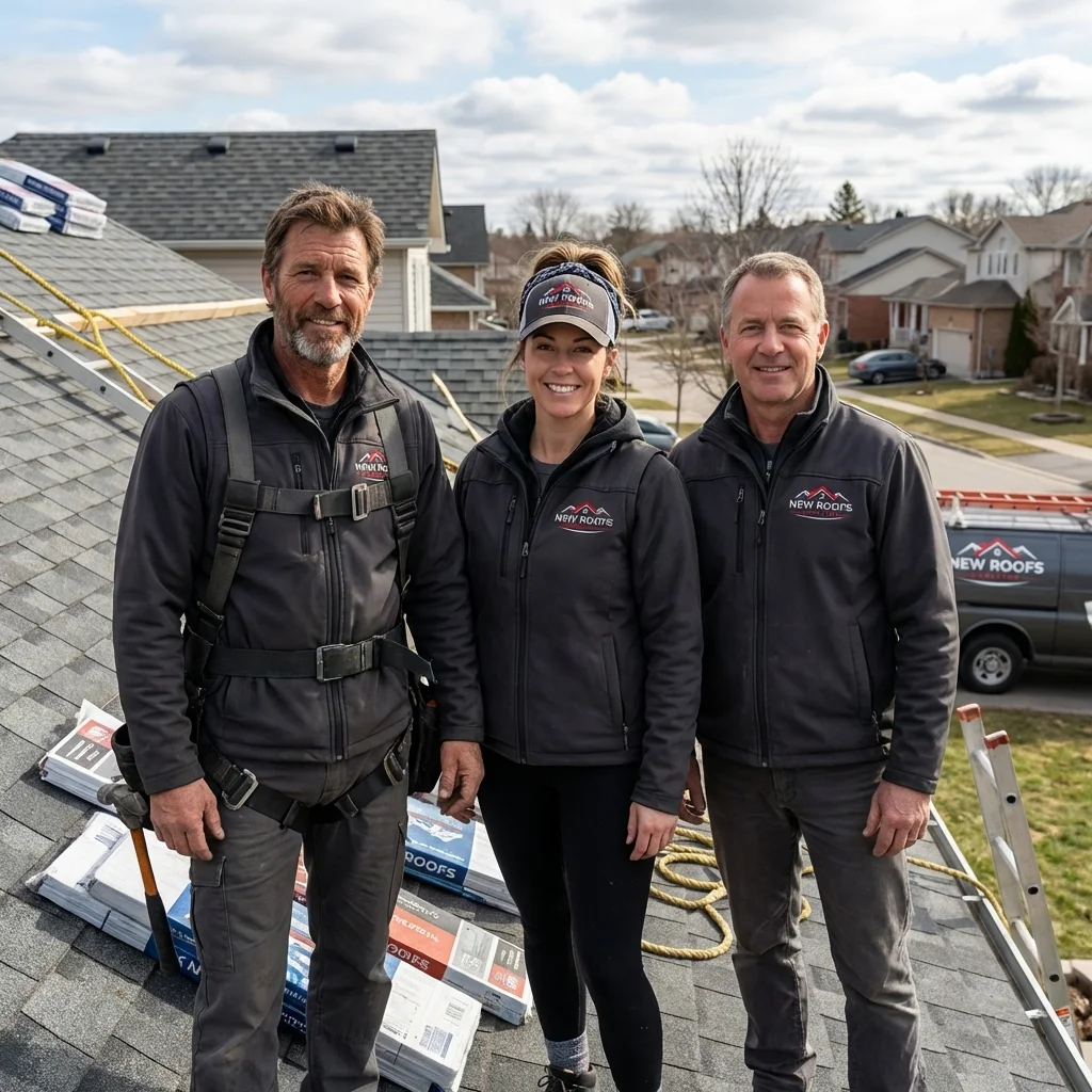 New Roofs Hamilton experienced roofing team